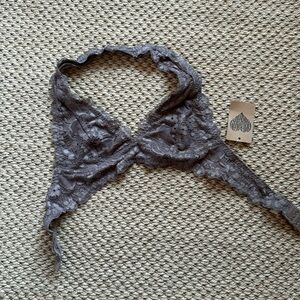 NWT American Threads lace halter bralette